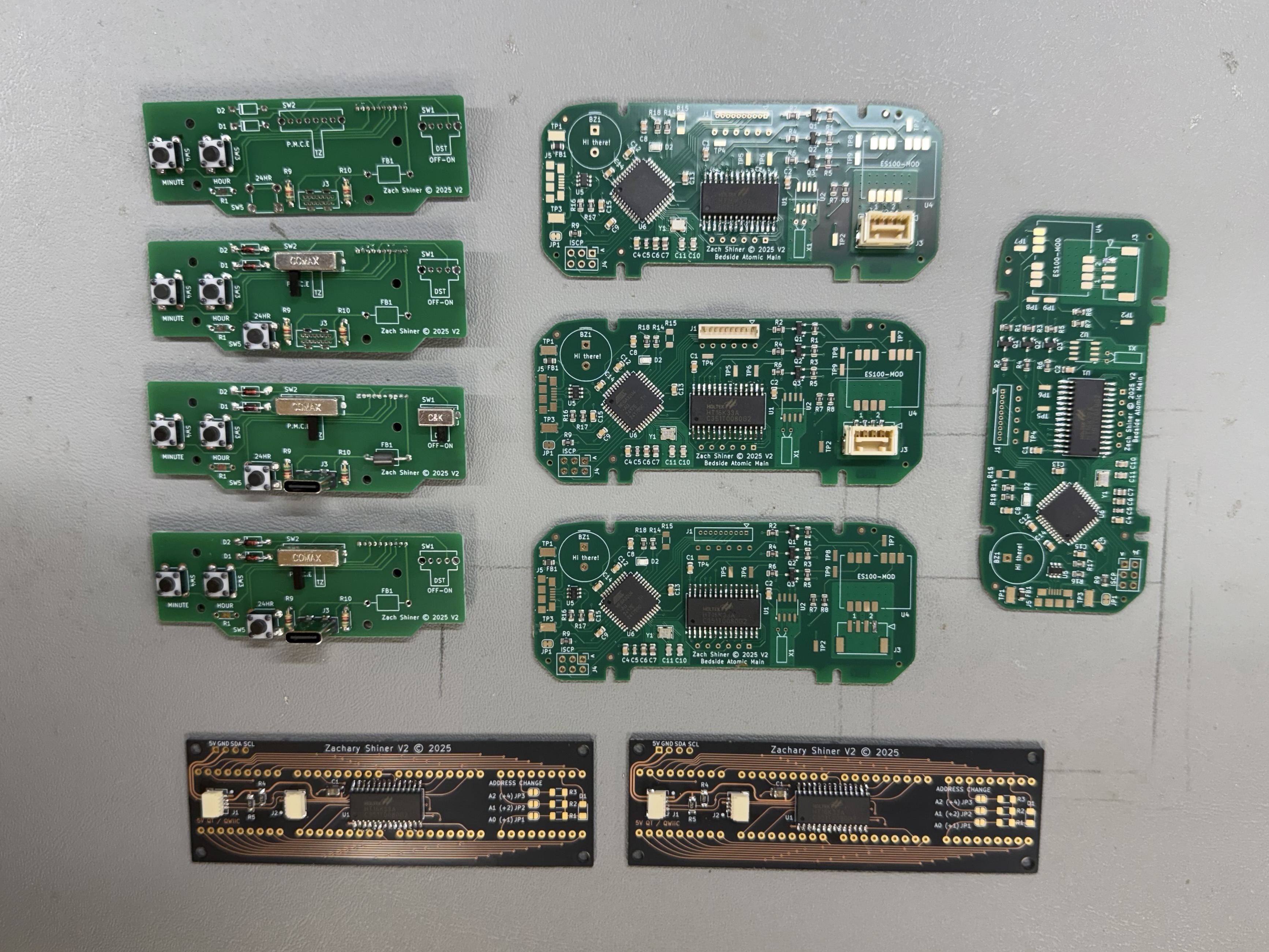 Version 2 professionally assembled board