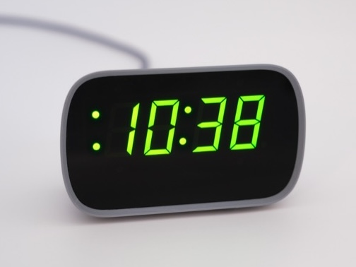 Radio-Synchronized Bedside Clock
