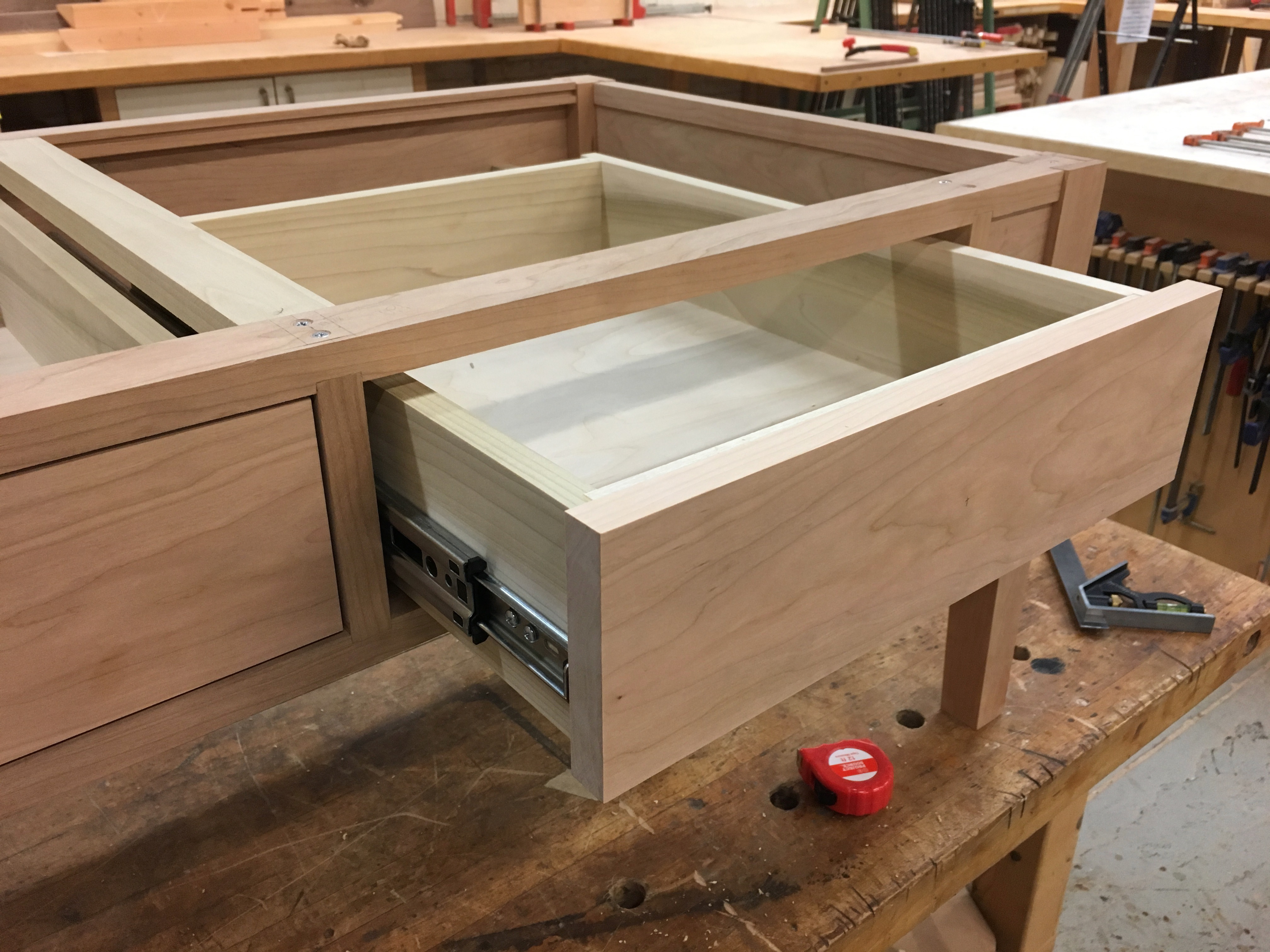 Installed Drawers